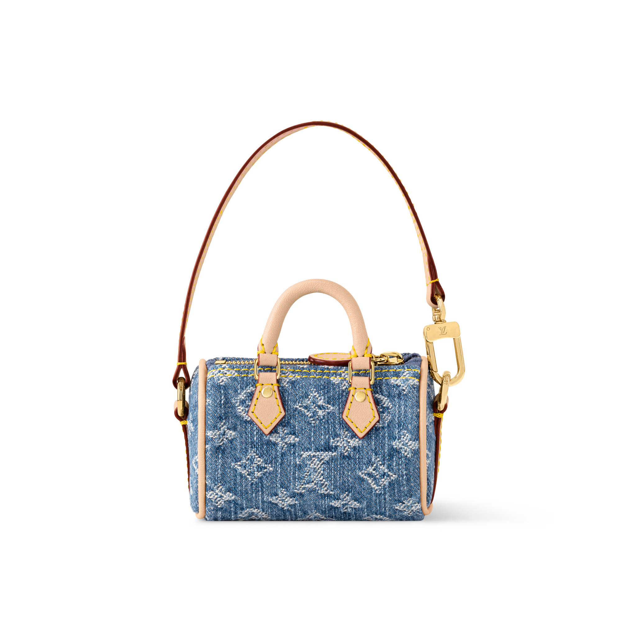 Louis Vuitton Speedy キーホルダー LV x TM Micro Speedy Denim Cerise Bag Charm . - Accessories